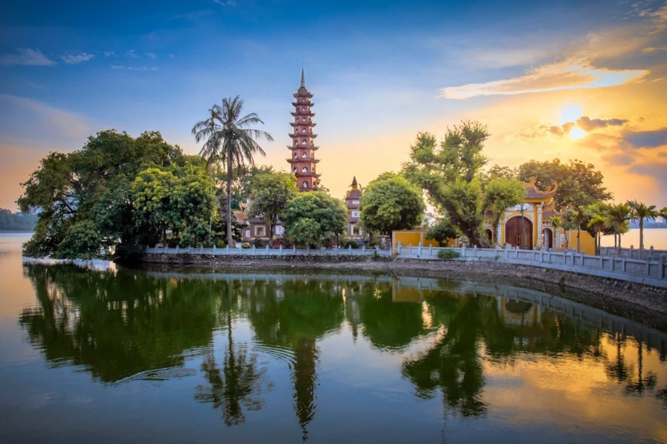 Tran Quoc Pagoda in Hanoi, Vietnam